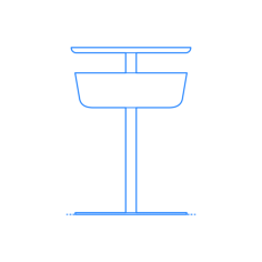 Furniture Nightstands Ikea Lierskogen Nightstand Outline Svg Vector, Free Vectors File